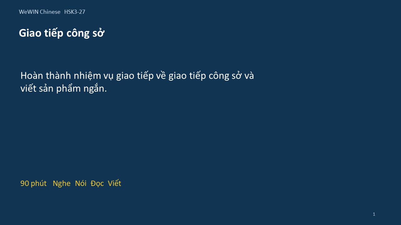 Slide 1/14 · Giao tiếp công sở Giao tiếp và vận dụng