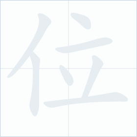 Thứ tự nét chữ 位