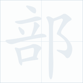 Thứ tự nét chữ 部